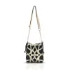 Zellia 25096 arany-fekete női oldaltáska, bucketbag 23 x 19,5 x 7,5 cm