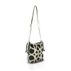 Zellia 25096 arany-fekete női oldaltáska, bucketbag 23 x 19,5 x 7,5 cm