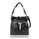 Zellia C156 fekete női válltáska 38 X 35 X 12 Cm