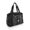 Zellia 24128 Pantera fekete párducmintás női sporttáska 40 × 30 × 19 cm