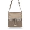 Zellia 24074 taupe női oldaltáska 31 x 28 x 7 cm