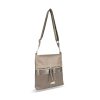 Zellia 24074 taupe női oldaltáska 31 x 28 x 7 cm
