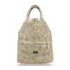 Zellia Zvn22022 bézs - ocelot női hátizsák 32 x 28 x 17 cm
