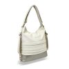 Zellia Női Válltáska/Hátizsáká Alakítható Hz-111 Beige-Arany - D217 -