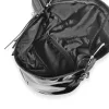 Zellia 21028 fekete lakk női oldaltáska 23 × 23 cm