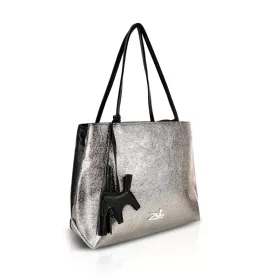 Zellia 26061 Grafit Crystal női válltáska 35 x 32 x 13 cm