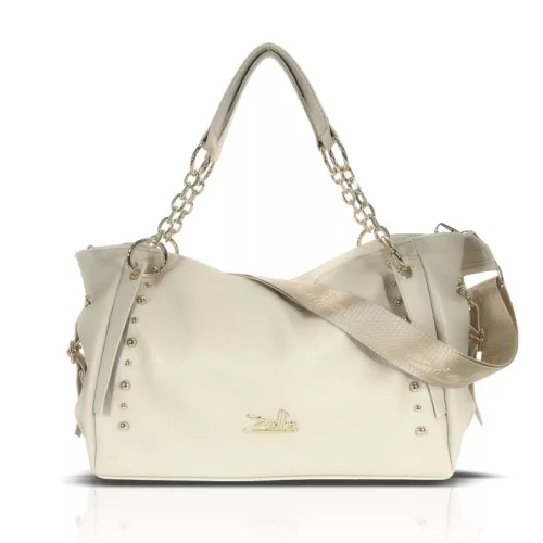Zellia 26039 bézs női válltáska 36 x 25 x 14,5 cm
