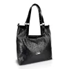 Zellia 26074  Crystal 2 fekete női válltáska 37 × 36 × 13 cm