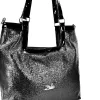 Zellia 26074  Crystal 2 fekete női válltáska 37 × 36 × 13 cm