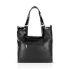 Zellia 26074  Crystal 2 fekete női válltáska 37 × 36 × 13 cm