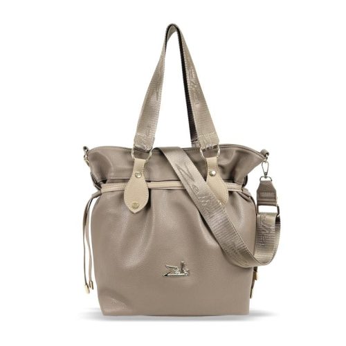 Zelia taupe női válltáska 30 × 28 cm