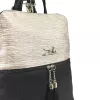 Zellia 24149 fekete-arany női hátizsák 33,5 x 28 x 12 cm