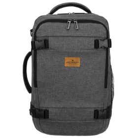   Peterson Ptn Sikorka-6484 szürke hátizsák - WizzAir, Ryanair kézipoggyász 40 x 25 x 20 cm