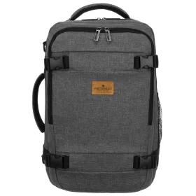   Peterson Ptn Sikorka-6484 szürke hátizsák - WizzAir, Ryanair kézipoggyász 40 x 25 x 20 cm