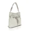 Zellia C156 bézs női vödörtáska, válltáska 38 x 35 x 12 cm