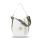 Zellia Zlb180 fehér-bronz női válltáska, oldaltáska 34 x 27 x 11 cm