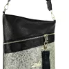 Zellia 24117 Strus fekete-arany női oldaltáska 31 × 28 × 7 cm