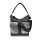 Zellia fekete-grafit női válltáska, crossbody 30 x 28 x 11 cm