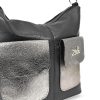 Zellia fekete-grafit női válltáska, crossbody 30 x 28 x 11 cm