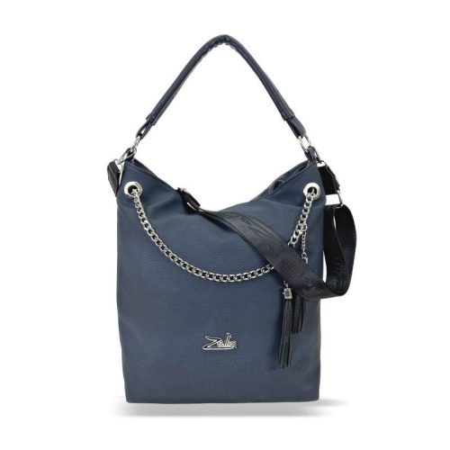 Zellia 21071 sötétkék női válltáska, oldaltáska - Ryz2 - 40 x 30 x 15 cm