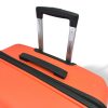 Gravitt narancssárga színű, keményfalú bőrönd 77 × 53 × 30 cm