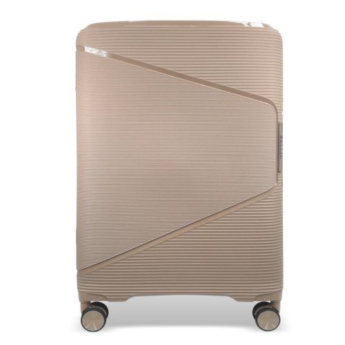 Zellia drapp keményfalú bőrönd, Ryanair, Wizz Air kabinbőrönd 55 x 40 cm