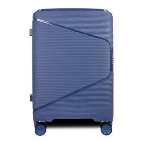 Zellia kék 3 db-os, keményfalú bőrönd szett 55-65-75 cm