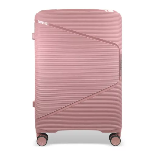 Zellia rosegold nagyméretű, keményfalú bőrönd 75 x 50 x 30 cm