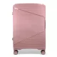 Zellia rosegold nagyméretű, keményfalú bőrönd 75 x 50 x 30 cm