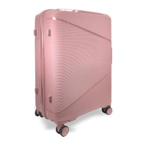   Zellia rosegold nagyméretű, keményfalú bőrönd 75 x 50 x 30 cm