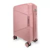 Zellia rosegold keményfalú bőrönd, Ryanair, Wizz Air kabinbőrönd 55 x 40 cm