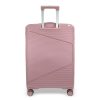 Zellia rosegold keményfalú bőrönd, Ryanair, Wizz Air kabinbőrönd 55 x 40 cm