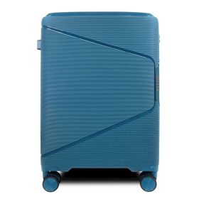   Zellia türkiz közepes méretű, keményfalú bőrönd 65 x 44 x 25 cm