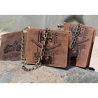 Motívumos bőr pénztárca